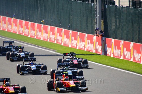 The GP2 Sprint Race at the 2015 Belgium Grand Prix