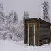 Little House in a Snowy Woods