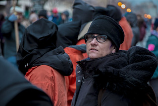 Silke Tudor Participates in an Anti-Torture Protest Outside the Presidential Inauguration of Donald Trump