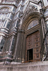 A side entrance to the Cathedral