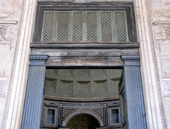 Pantheon, view inside with light above door