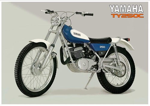 Yamaha TY125 TY175 Ty 125 Ty 175 T//S ensayos Cubierta de asiento