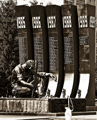 Afghan war memorial