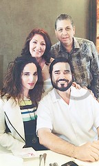 Con Elfega Diaz, Javier Garza y Carlos Ontiveros.
