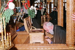 03. Visiting of temples and Sketes of Svyatogorsk Lavra by the Primate of the Ukrainian Orthodox Church / Посещение Покровского храма. 8 сентября 2000 г