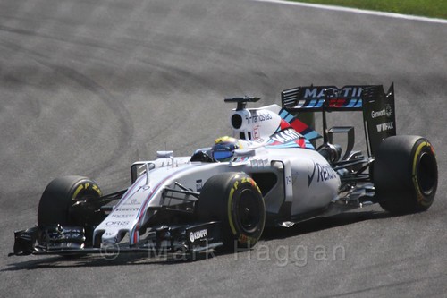 Felipe Massa in qualifying for the 2015 Belgium Grand Prix