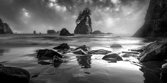 'Skyscrapers' Second Beach, Olympic National Park
