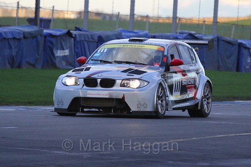 The BMW 135D GTR of Martin Gibson and Ellis Hadley in Endurance Racing during the BRSCC Winter Raceday, Donington, 7th November 2015