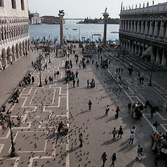 Pillars on the square