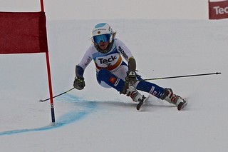 Maja Woolley (WMSC) wins U16 GS, Sun Peaks, Jan 2017 PHOTO CREDIT: Hans Forssander