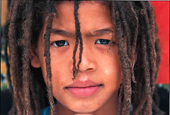 Noel, a Rastafarian boy - Knysna black township, South Africa