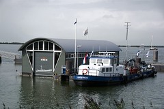 KNRM yard Lelystad in the IJsselmeer
