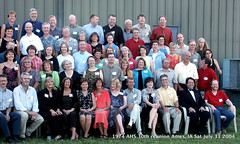Ames High School class of 1974 30th reunion group photo right side Class Photo #AmesHighClassof1974 #AHSClassPhoto #1974ClassPhoto