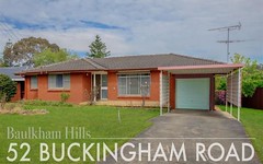 52 Buckingham Road, Baulkham Hills NSW