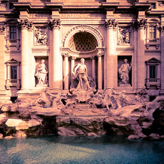 Trevi in the morning