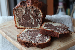 2018-3-8 Marble cake with yogurt and olive oil
