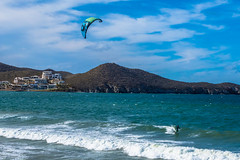 Andrew enjoying kite surfing in San Carlos
