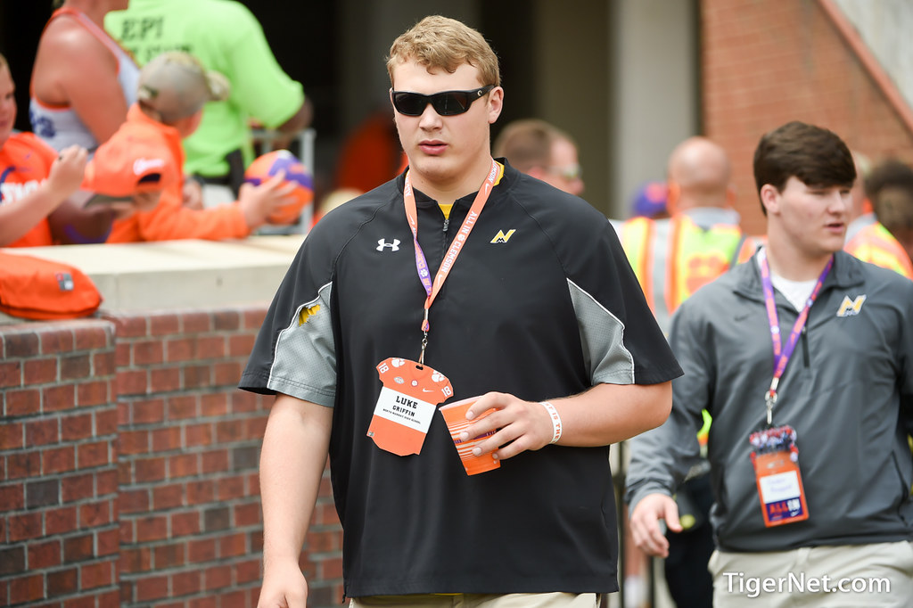 Clemson Recruiting Photo of Luke Griffin and springgame