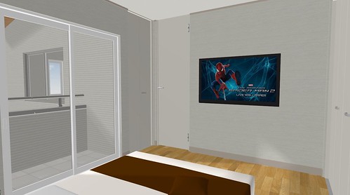 寝室。（スパイダーマンばかりで申し訳ない...