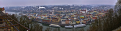 Schneereste über Passau