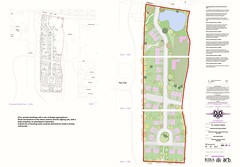 Master plan proposal for a housing scheme in Basildon Essex.