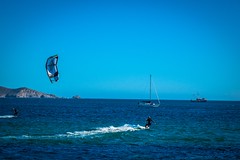 Our friend Mitch who just learned to kite surf this season.