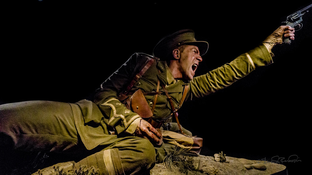 Part of Gallipoli Exhibition at Te Papa museum