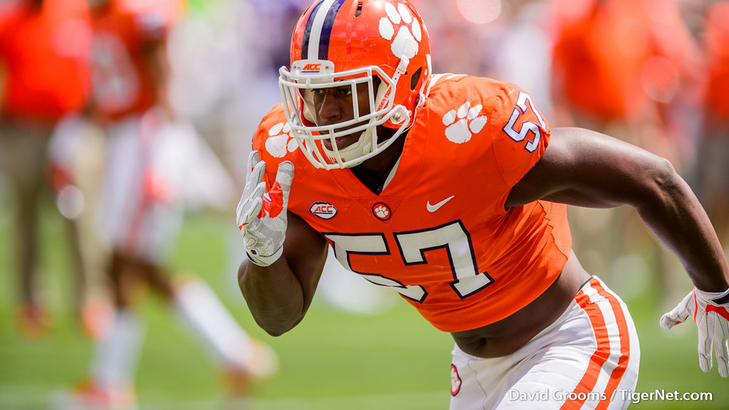 Clemson Football Photo of Tre Lamar and springgame