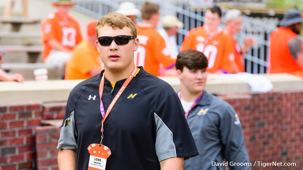 Clemson Recruiting Photo of Luke Griffin and springgame