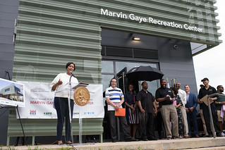 May 5, 2018 Marvin Gaye Recreation Center Ribbon Cutting