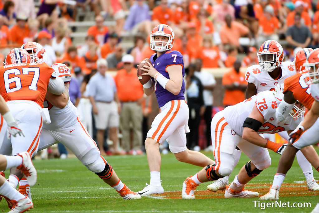 Clemson Football Photo of Chase Brice and springgame