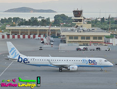 G-FBEI FlyBe Embraer 195 • <a style="font-size:0.8em;" href="http://www.flickr.com/photos/146444282@N02/28741394567/" target="_blank">View on Flickr</a>