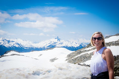 Tracey and Black Tusk in Whistler