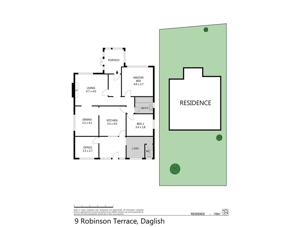 9 Robinson Terrace, Daglish WA 6008 floorplan