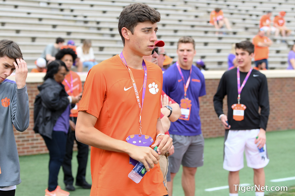 Clemson Recruiting Photo of Aidan Swanson and springgame