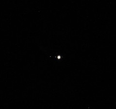 Jupiter and four moons