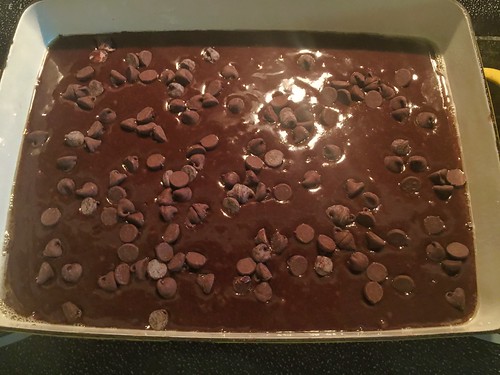 brownie mix and chocolate chips