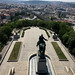 The view atop Vitkov Hill in Prague.