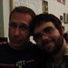 Scott Thompson and me in a blury picture.