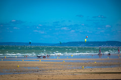 We found an amazing kite surf spot along the Normandy coast.