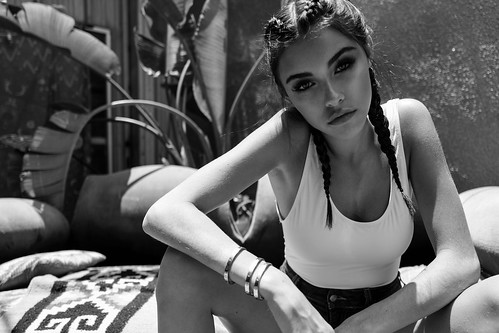 Madison Beer in Black and White