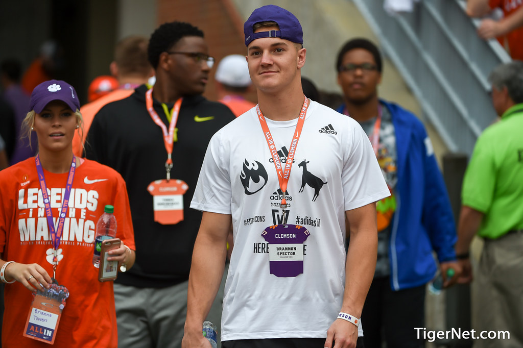 Clemson Recruiting Photo of Brannon Spector and springgame