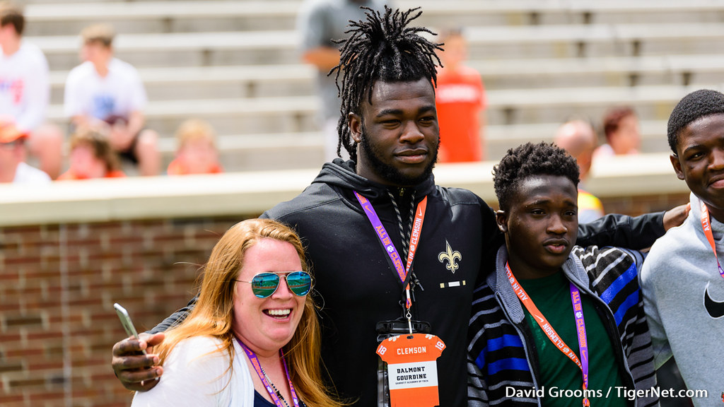 Clemson Recruiting Photo of dalmontgourdine and springgame