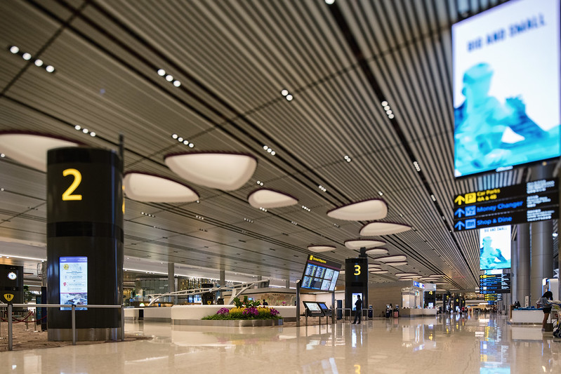 Changi Airport Terminal 4<br/>© <a href="https://flickr.com/people/28374189@N06" target="_blank" rel="nofollow">28374189@N06</a> (<a href="https://flickr.com/photo.gne?id=26696813327" target="_blank" rel="nofollow">Flickr</a>)