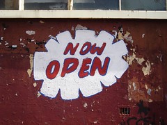 Now open