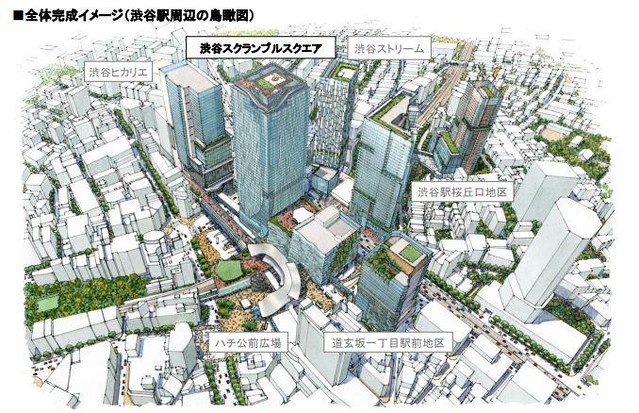 渋谷駅街区開発計画の施設名称が「渋谷スク...