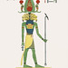 Amon, Amon-ra illustration from Pantheon Egyptien (1823-1825) by Leon Jean Joseph Dubois (1780-1846). Digitally enhanced by rawpixel.