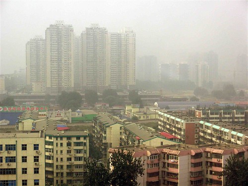Haze of pollution in Beijing