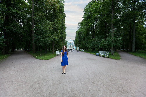 Girl and Hermitage