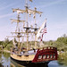Sailing Ship Columbia, Disneyland, 11-27-1959